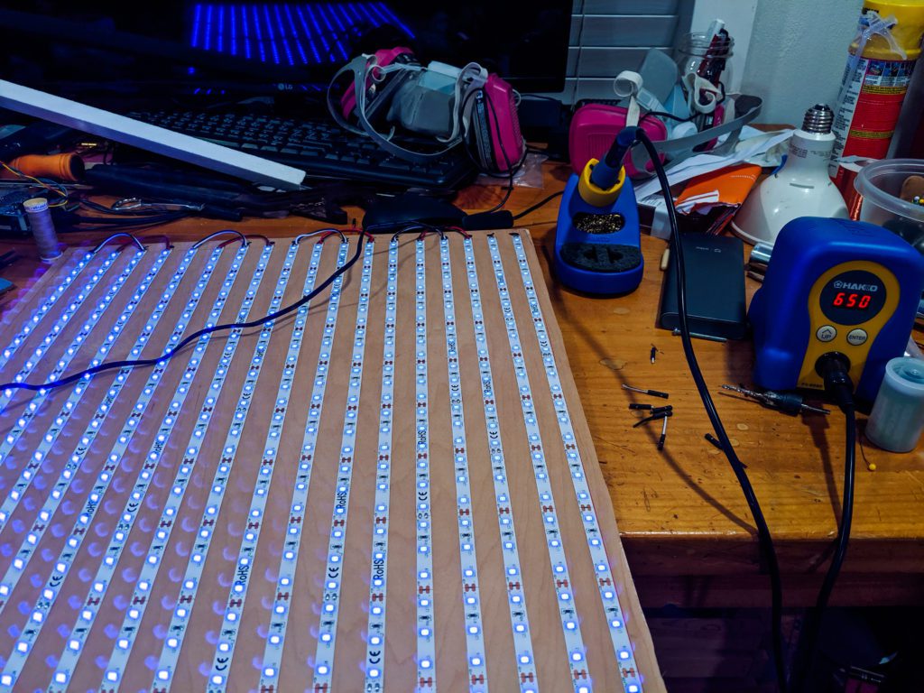 complete UV LED exposure board