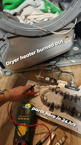 Dryer heater burned out ๐จโ๐ฌ ๐ญ parts here in 24 hrs
