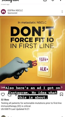 Also here's an ad I got on Instagram. No idea what this is about.