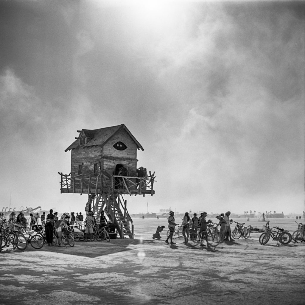 Baba Yaga's House - Art Installation at Burning Man