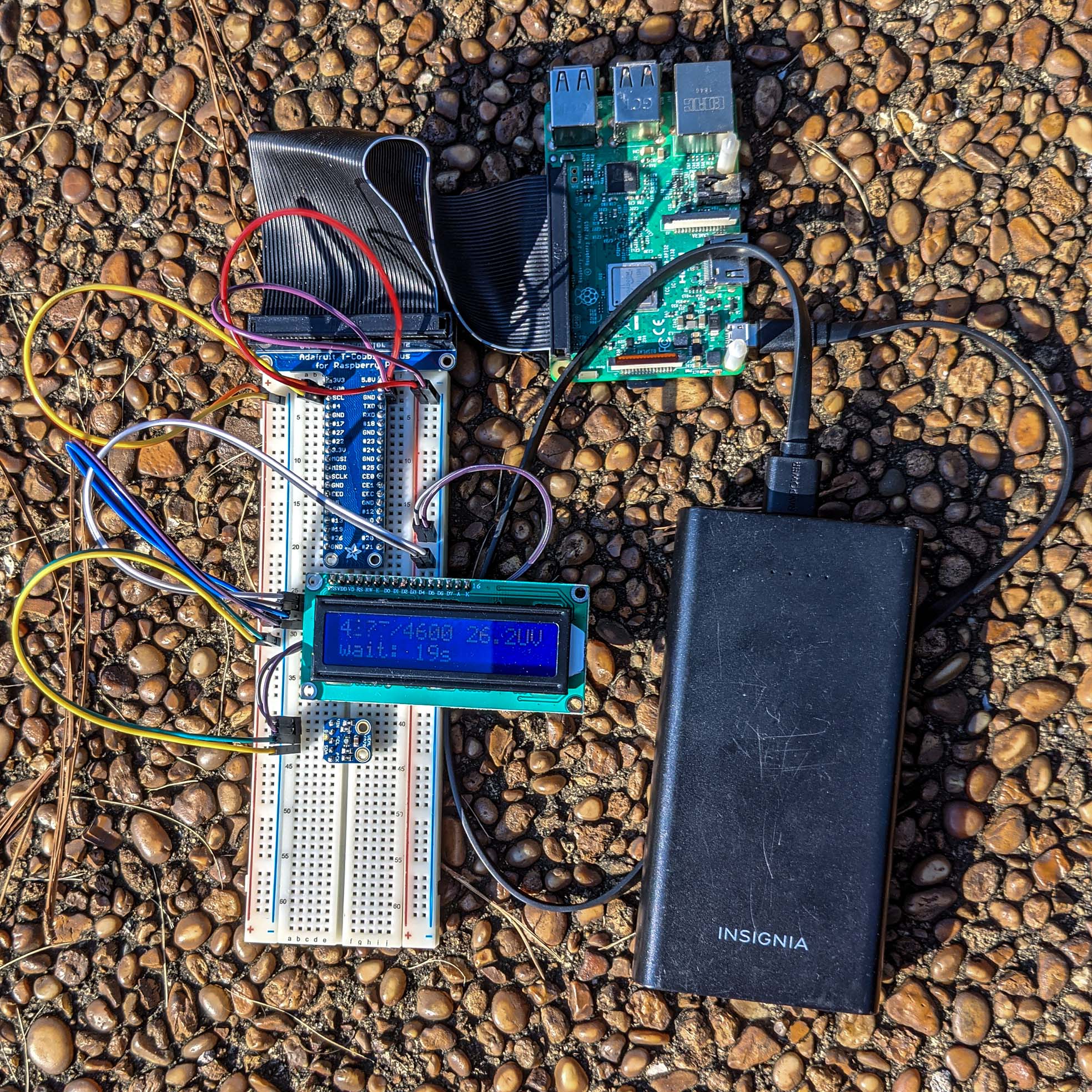 A bit of Python and I had a prototype. Briefly, the sensor takes one ...
